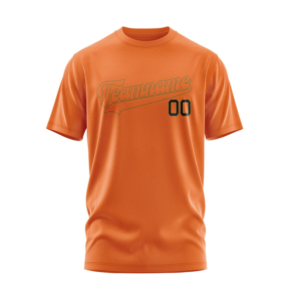 Custom Orange Orange T-Shirt