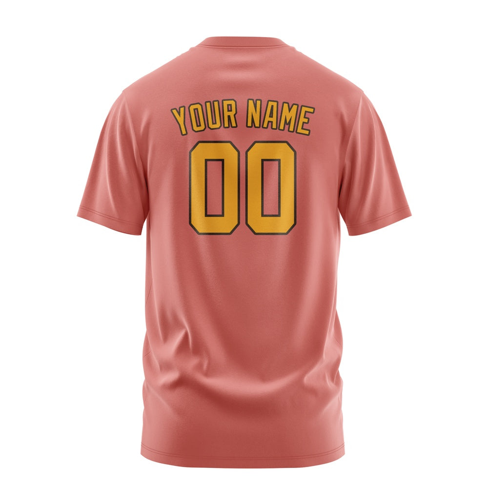 Custom Copper Rose Yellow T-Shirt