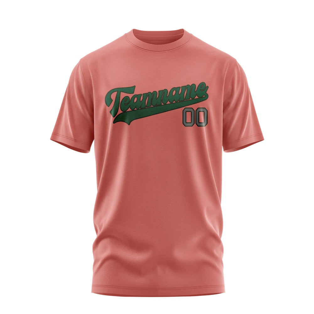 Custom Copper Rose Green T-Shirt
