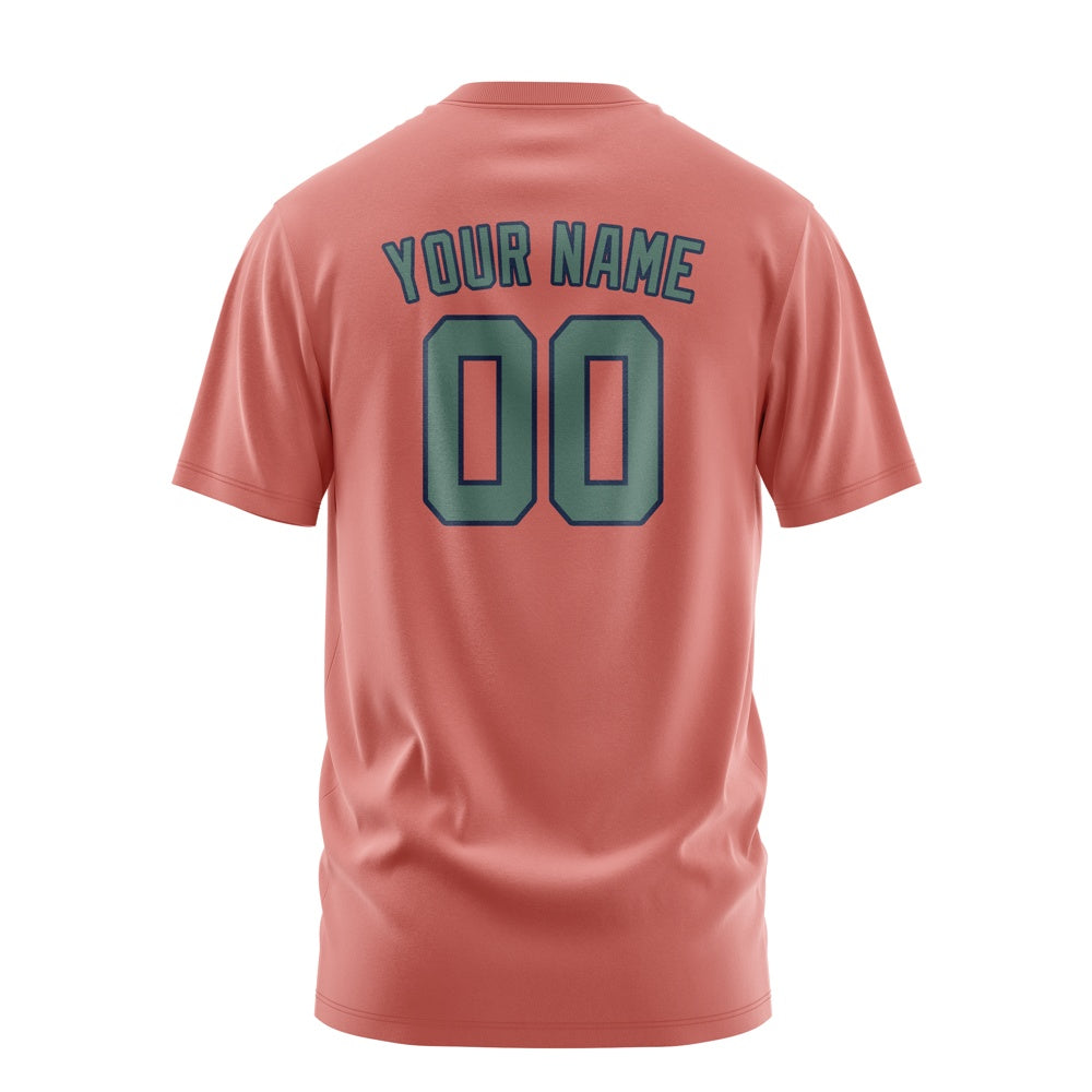 Custom Copper Rose Blue Green T-Shirt