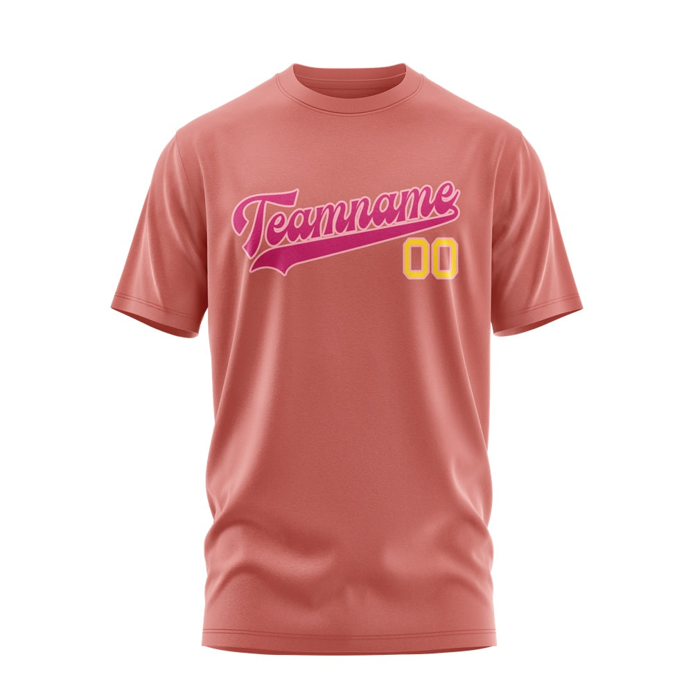 Custom Copper Rose Pink T-Shirt