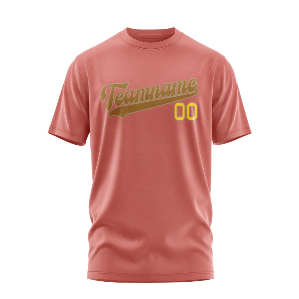 Custom Copper Rose Khaki T-Shirt