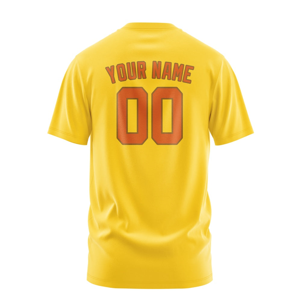 Custom Gold Orange T-Shirt